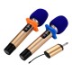Portable UHF Wireless Microphone Mic System with 1 Receiver and 2 Handheld Microphones for Karaoke Business Meeting Speech Live Performance Tour Guiding Portable UHF Wireless Microphone Mic System with 1 Receiver and 2 Handheld Microphones for Karaoke Business Meeting Speech Live Performance Tour Guiding