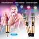 Portable UHF Wireless Microphone Mic System with 1 Receiver and 2 Handheld Microphones for Karaoke Business Meeting Speech Live Performance Tour Guiding Portable UHF Wireless Microphone Mic System with 1 Receiver and 2 Handheld Microphones for Karaoke Business Meeting Speech Live Performance Tour Guiding