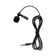 Professional Clip-On Microphone 3.5mm Audio Plug for Smartphones Comes with 2 Meters Extension Wire Professional Clip-On Microphone 3.5mm Audio Plug for Smartphones Comes with 2 Meters Extension Wire