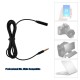 Professional Clip-On Microphone 3.5mm Audio Plug for Smartphones Comes with 2 Meters Extension Wire Professional Clip-On Microphone 3.5mm Audio Plug for Smartphones Comes with 2 Meters Extension Wire