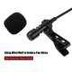 Professional Clip-On Microphone 3.5mm Audio Plug for Smartphones Comes with 2 Meters Extension Wire Professional Clip-On Microphone 3.5mm Audio Plug for Smartphones Comes with 2 Meters Extension Wire