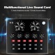 Multifunctional Live Sound Card and BM800 Suspension Microphone Kit Broadcasting Recording Condenser Microphone Set Intelligent Volume Adjustable Audio Mixer Sound Card for Computer PC Live Sound Multifunctional Live Sound Card and BM800 Suspension Microphone Kit Broadcasting Recording Condenser Microphone Set Intelligent Volume Adjustable Audio Mixer Sound Card for Computer PC Live Sound