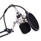 Professional Studio Broadcasting Recording Condenser Microphone Mic Kit Set 3.5mm with Shock Mount Adjustable Suspension Scissor Arm Stand Mounting Clamp Pop Filter Mic Clip Professional Studio Broadcasting Recording Condenser Microphone Mic Kit Set 3.5mm with Shock Mount Adjustable Suspension Scissor Arm Stand Mounting Clamp Pop Filter Mic Clip
