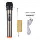 Handheld Wireless Microphone VHF Dynamic Mic with Portable Mini Receiver 6.35mm Plug Compatible with Speaker Karaoke System Home Theater System Amplifier Sound Card Mixer for Karaoke Speech Meeting Stage Performance Handheld Wireless Microphone VHF Dynamic Mic with Portable Mini Receiver 6.35mm Plug Compatible with Speaker Karaoke System Home Theater System Amplifier Sound Card Mixer for Karaoke Speech Meeting Stage Performance