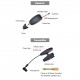 UHF Wireless Cardioid Condenser Microphone Clip-on Musical Instrument Mic for Saxophone Trumpets Clarinet UHF Wireless Cardioid Condenser Microphone Clip-on Musical Instrument Mic for Saxophone Trumpets Clarinet