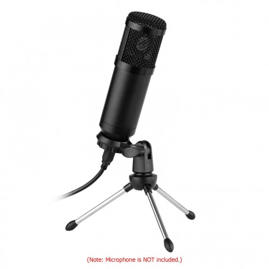 Foldable Desktop Microphone Tripod Stand 5/8 Inch Threaded Mount Portable Microphone Desktop Support Rotatable Mic Holder for Live Stream Conferences Lectures Meetings Foldable Desktop Microphone Tripod Stand 5/8 Inch Threaded Mount Portable Microphone Desktop Support Rotatable Mic Holder for Live Stream Conferences Lectures Meetings