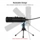 Foldable Desktop Microphone Tripod Stand 5/8 Inch Threaded Mount Portable Microphone Desktop Support Rotatable Mic Holder for Live Stream Conferences Lectures Meetings Foldable Desktop Microphone Tripod Stand 5/8 Inch Threaded Mount Portable Microphone Desktop Support Rotatable Mic Holder for Live Stream Conferences Lectures Meetings
