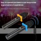 Portable UHF Microphone Set with Dual Handheld Microphones Rechargeable Receiver Frequency Modulation Plug-and-Play Dynamic Microphone Suitable for Home Entertainment Speech Live Streaming Video Recording Portable UHF Microphone Set with Dual Handheld Microphones Rechargeable Receiver Frequency Modulation Plug-and-Play Dynamic Microphone Suitable for Home Entertainment Speech Live Streaming Video Recording