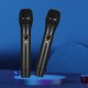 Portable UHF Microphone Set with Dual Handheld Microphones Rechargeable Receiver Frequency Modulation Plug-and-Play Dynamic Microphone Suitable for Home Entertainment Speech Live Streaming Video Recording Portable UHF Microphone Set with Dual Handheld Microphones Rechargeable Receiver Frequency Modulation Plug-and-Play Dynamic Microphone Suitable for Home Entertainment Speech Live Streaming Video Recording