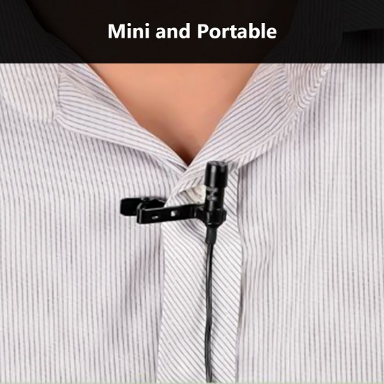 Mini Clip-on Microphone Clipper Microphone Condenser Mic for Recording Karaoke News Interviews Teaching Speech Mini Clip-on Microphone Clipper Microphone Condenser Mic for Recording Karaoke News Interviews Teaching Speech