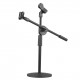 Dual Purpose Desktop Microphone Stand with Anti-slip Metal Base and 2 Mic Clips Adjustable Mic Stand Boom Arm Microphones Desk Bracket for Speech Meeting Live Stream Sing Voice Recording Dual Purpose Desktop Microphone Stand with Anti-slip Metal Base and 2 Mic Clips Adjustable Mic Stand Boom Arm Microphones Desk Bracket for Speech Meeting Live Stream Sing Voice Recording