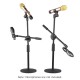 Dual Purpose Desktop Microphone Stand with Anti-slip Metal Base and 2 Mic Clips Adjustable Mic Stand Boom Arm Microphones Desk Bracket for Speech Meeting Live Stream Sing Voice Recording Dual Purpose Desktop Microphone Stand with Anti-slip Metal Base and 2 Mic Clips Adjustable Mic Stand Boom Arm Microphones Desk Bracket for Speech Meeting Live Stream Sing Voice Recording