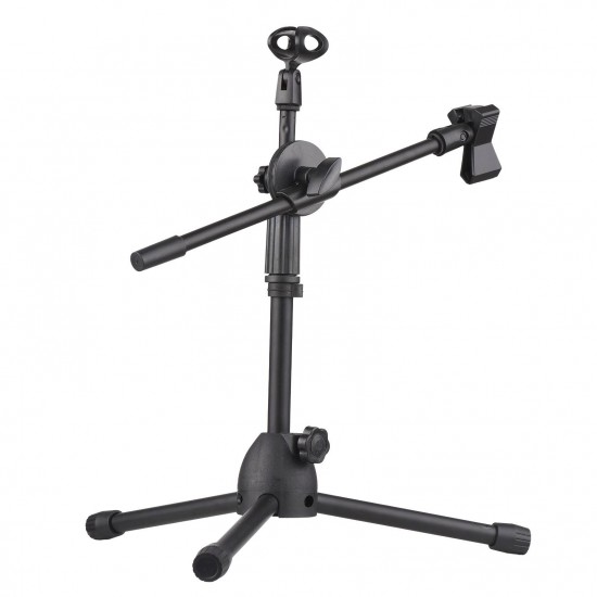 Dual Purpose Microphone Tripod Stand with 2 Mic Clips Adjustable Mic Stand Boom Arm Microphones Desk Floor Bracket for Speech Meeting Live Stream Sing Voice Recording Dual Purpose Microphone Tripod Stand with 2 Mic Clips Adjustable Mic Stand Boom Arm Microphones Desk Floor Bracket for Speech Meeting Live Stream Sing Voice Recording
