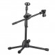 Dual Purpose Microphone Tripod Stand with 2 Mic Clips Adjustable Mic Stand Boom Arm Microphones Desk Floor Bracket for Speech Meeting Live Stream Sing Voice Recording Dual Purpose Microphone Tripod Stand with 2 Mic Clips Adjustable Mic Stand Boom Arm Microphones Desk Floor Bracket for Speech Meeting Live Stream Sing Voice Recording