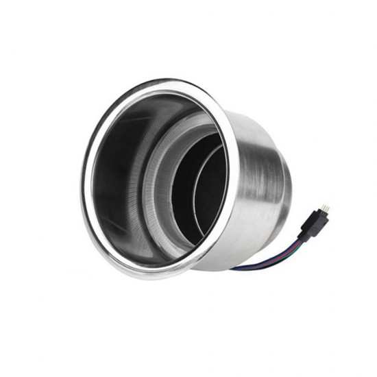 Cup Holder RGB LED Light Drink Cup Holder Remote Control Stainless Steel for Marine Boat Car Truck RV Cup Holder RGB LED Light Drink Cup Holder Remote Control Stainless Steel for Marine Boat Car Truck RV