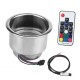 Cup Holder RGB LED Light Drink Cup Holder Remote Control Stainless Steel for Marine Boat Car Truck RV Cup Holder RGB LED Light Drink Cup Holder Remote Control Stainless Steel for Marine Boat Car Truck RV
