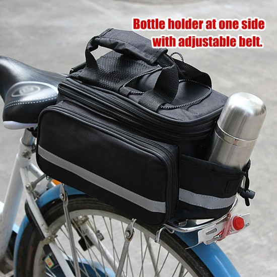 Bicycle Bike Rear Seat Bag Waterproof Bike Pannier Rack Pack Shoulder Cycling Carrier Bicycle Bike Rear Seat Bag Waterproof Bike Pannier Rack Pack Shoulder Cycling Carrier