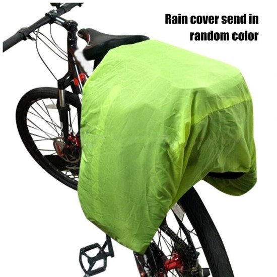 Bicycle Bike Rear Seat Bag Waterproof Bike Pannier Rack Pack Shoulder Cycling Carrier Bicycle Bike Rear Seat Bag Waterproof Bike Pannier Rack Pack Shoulder Cycling Carrier