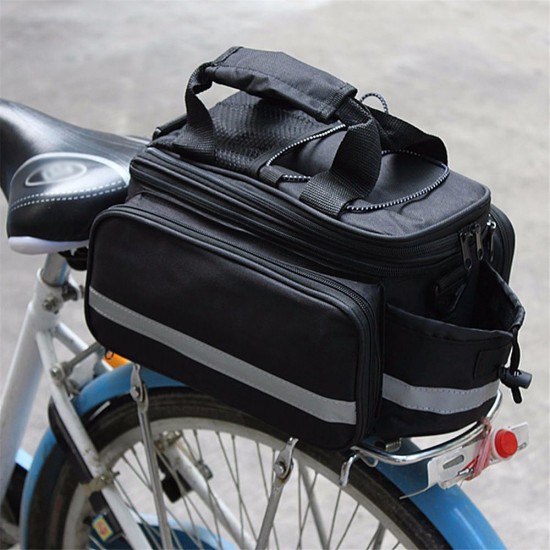 Bicycle Bike Rear Seat Bag Waterproof Bike Pannier Rack Pack Shoulder Cycling Carrier Bicycle Bike Rear Seat Bag Waterproof Bike Pannier Rack Pack Shoulder Cycling Carrier
