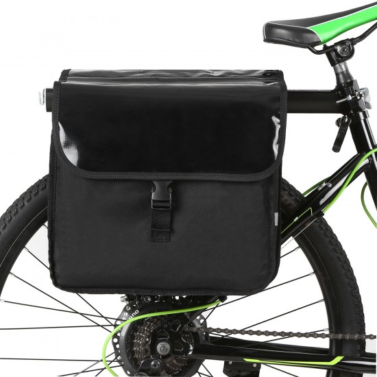 28L Water Resistant Bicycle Rear Seat Carrier Bag Rack Trunk Bags Bike Commuter Bag Pannier 28L Water Resistant Bicycle Rear Seat Carrier Bag Rack Trunk Bags Bike Commuter Bag Pannier