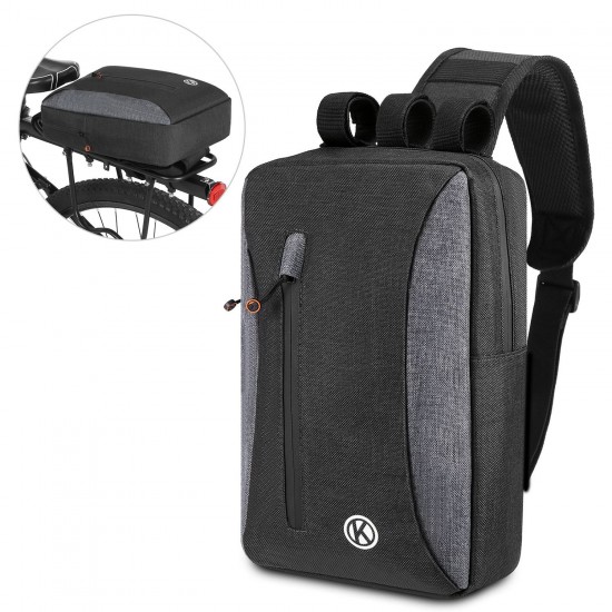 2-in-1 Bicycle Trunk Bag Casual Chest Sling Pack Bag Cycling Bike Rear Rack Carrier Bag Pannier 2-in-1 Bicycle Trunk Bag Casual Chest Sling Pack Bag Cycling Bike Rear Rack Carrier Bag Pannier