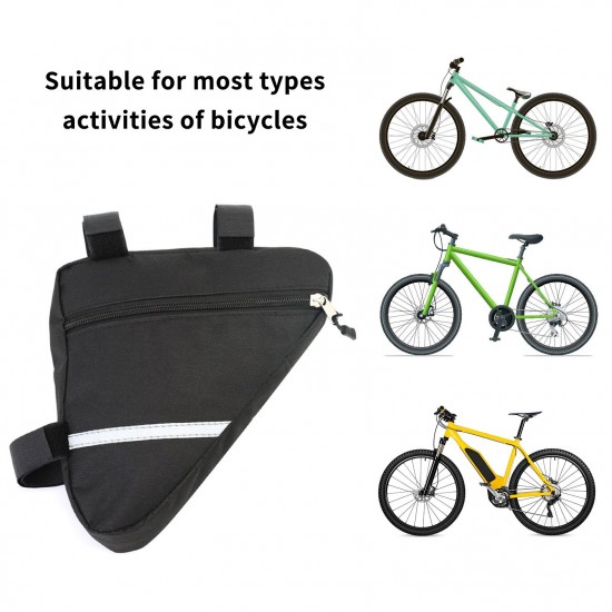 Frame Bike Bag Front Tube Triangled Pouch Bag Saddle Pouch Bike Accessories for Outdoor Cycling Frame Bike Bag Front Tube Triangled Pouch Bag Saddle Pouch Bike Accessories for Outdoor Cycling