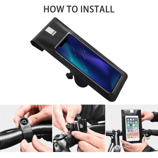Touch screen Bike Phone Bag Waterproof Phone Holder Ultralight Cycling Tube Front Frame Bag Bicycle Bag Cellphone Pouch Fitness Equipment Bicycle Storage Bag Bike Accessories Touch screen Bike Phone Bag Waterproof Phone Holder Ultralight Cycling Tube Front Frame Bag Bicycle Bag Cellphone Pouch Fitness Equipment Bicycle Storage Bag Bike Accessories