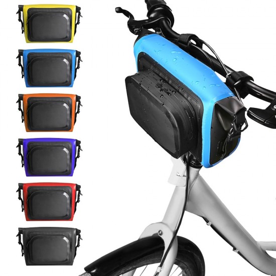 Waterproof Bike Bag Multifunctional Front Bicycle Bag Cycling Handlebar Pannier Large Capacity MTB Bike Phone Holder Road Bike Bag Bicycle Storage Bag Shoulder Pack Bike Accessories Waterproof Bike Bag Multifunctional Front Bicycle Bag Cycling Handlebar Pannier Large Capacity MTB Bike Phone Holder Road Bike Bag Bicycle Storage Bag Shoulder Pack Bike Accessories