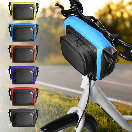 Waterproof Bike Bag Multifunctional Front Bicycle Bag Cycling Handlebar Pannier Large Capacity MTB Bike Phone Holder Road Bike Bag Bicycle Storage Bag Shoulder Pack Bike Accessories Waterproof Bike Bag Multifunctional Front Bicycle Bag Cycling Handlebar Pannier Large Capacity MTB Bike Phone Holder Road Bike Bag Bicycle Storage Bag Shoulder Pack Bike Accessories