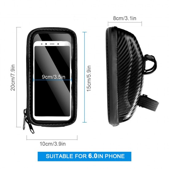 Bike Frame Bag Front Tube Bag Handlebar Bag Bicycle Bag with Touchscreen Phone Case Bike Frame Bag Front Tube Bag Handlebar Bag Bicycle Bag with Touchscreen Phone Case