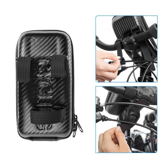 Bike Frame Bag Front Tube Bag Handlebar Bag Bicycle Bag with Touchscreen Phone Case Bike Frame Bag Front Tube Bag Handlebar Bag Bicycle Bag with Touchscreen Phone Case