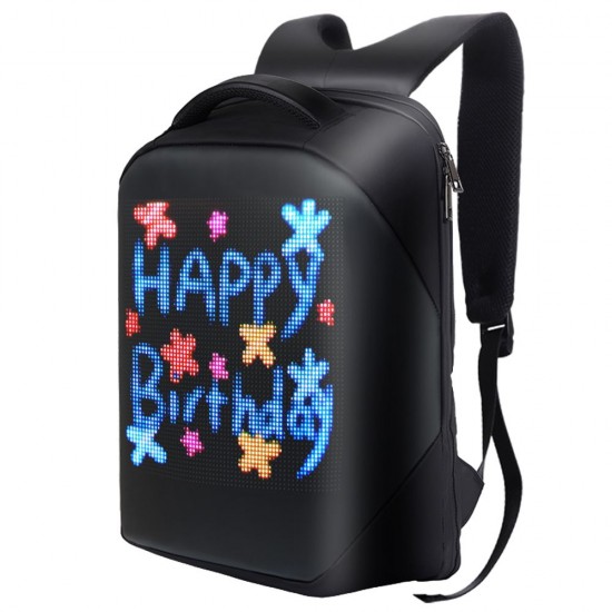 Shoulder Backpack LED Full-Color Screen Travel Laptop Backpack Waterproof Shoulder Bag for Daypack Outdoor Shoulder Backpack LED Full-Color Screen Travel Laptop Backpack Waterproof Shoulder Bag for Daypack Outdoor