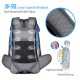 36-55L Large Capacity Storage Backpack Waterproof Shoulders Bag with Rain Cover for Outdoor Camping Hiking Climbing 36-55L Large Capacity Storage Backpack Waterproof Shoulders Bag with Rain Cover for Outdoor Camping Hiking Climbing