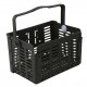 Folding Bike Basket Detachable Plastic Bike Handlebar Front Basket Bicycle Rear Rack Hanging Basket Cycling Cargo Carrier Folding Bike Basket Detachable Plastic Bike Handlebar Front Basket Bicycle Rear Rack Hanging Basket Cycling Cargo Carrier