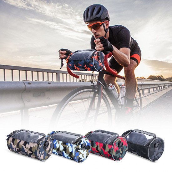 Waterproof Bike Handlebar Bag Bicycle Front Bag Camouflage Touchscreen Phone Holder Bag Pack Shoulder Bag MTB Cycling Storage Bag Pannier Waterproof Bike Handlebar Bag Bicycle Front Bag Camouflage Touchscreen Phone Holder Bag Pack Shoulder Bag MTB Cycling Storage Bag Pannier