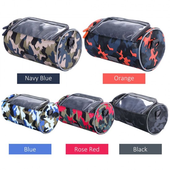 Waterproof Bike Handlebar Bag Bicycle Front Bag Camouflage Touchscreen Phone Holder Bag Pack Shoulder Bag MTB Cycling Storage Bag Pannier Waterproof Bike Handlebar Bag Bicycle Front Bag Camouflage Touchscreen Phone Holder Bag Pack Shoulder Bag MTB Cycling Storage Bag Pannier