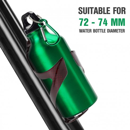 Bike Water Bottle Holder Carbon Fiber Drinking Kettle Cage Lightweight Bicycle Water Bottle Mount Gloss or Matte Bottle Brackets for Road and Mountain Bikes Bike Water Bottle Holder Carbon Fiber Drinking Kettle Cage Lightweight Bicycle Water Bottle Mount Gloss or Matte Bottle Brackets for Road and Mountain Bikes