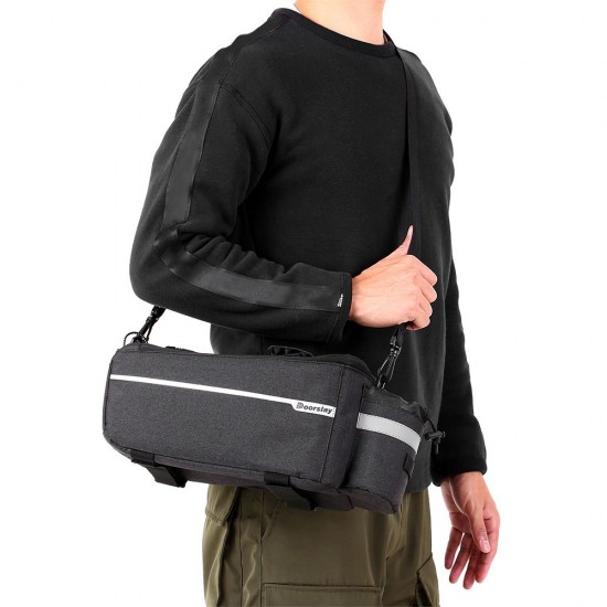 Doorslay Insulated Trunk Cooler Bag Cycling Bicycle Rear Rack Storage Luggage Bag Reflective MTB Bike Pannier Bag Shoulder Bag Doorslay Insulated Trunk Cooler Bag Cycling Bicycle Rear Rack Storage Luggage Bag Reflective MTB Bike Pannier Bag Shoulder Bag