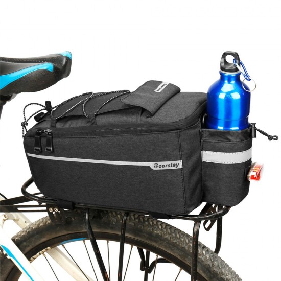 Doorslay Insulated Trunk Cooler Bag Cycling Bicycle Rear Rack Storage Luggage Bag Reflective MTB Bike Pannier Bag Shoulder Bag Doorslay Insulated Trunk Cooler Bag Cycling Bicycle Rear Rack Storage Luggage Bag Reflective MTB Bike Pannier Bag Shoulder Bag