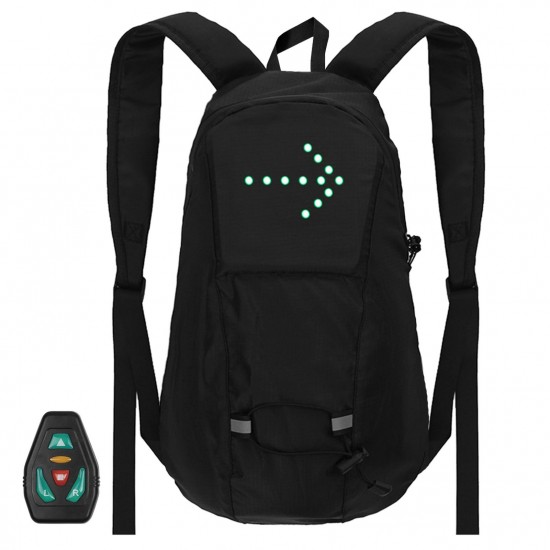 LED Turn Signal Bike Pack 15L LED Backpack with Direction Indicator USB Rechargeable Safety Light Bag Waterproof Bicycle Backpack Wireless Remote Control Bicycle Bag Sports Vest Ultralight Riding Bag LED Turn Signal Bike Pack 15L LED Backpack with Direction Indicator USB Rechargeable Safety Light Bag Waterproof Bicycle Backpack Wireless Remote Control Bicycle Bag Sports Vest Ultralight Riding Bag