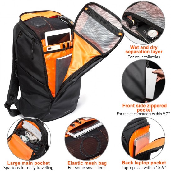 Waterproof Backpack 15.6 Inch Laptop Backpacks Large Capacity Travel Bag Breathable Jogging Daypack for Business School Travel Waterproof Backpack 15.6 Inch Laptop Backpacks Large Capacity Travel Bag Breathable Jogging Daypack for Business School Travel