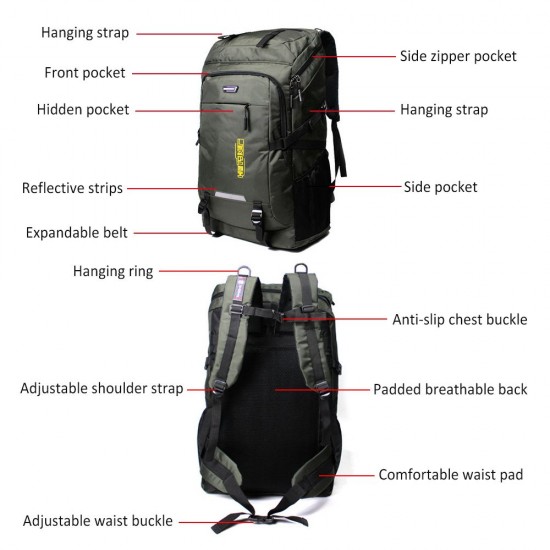 80L Mountaineering Backpack Waterproof Outdoor Running Bag Bicycle Bag Large Capacity Riding Bag Breathable Jogging Travel Daypack Bag for Riding Running Hiking Camping 80L Mountaineering Backpack Waterproof Outdoor Running Bag Bicycle Bag Large Capacity Riding Bag Breathable Jogging Travel Daypack Bag for Riding Running Hiking Camping