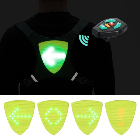 Turn Signal Wireless Remote Control for Reflective Vest Backpack for Cycling Running Walking Jogging Turn Signal Wireless Remote Control for Reflective Vest Backpack for Cycling Running Walking Jogging