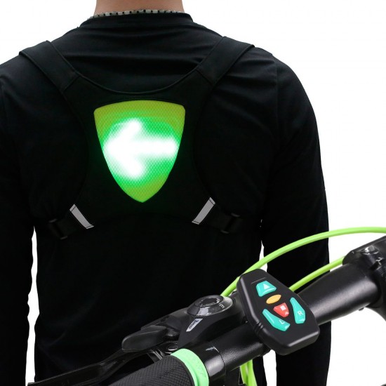 Turn Signal Wireless Remote Control for Reflective Vest Backpack for Cycling Running Walking Jogging Turn Signal Wireless Remote Control for Reflective Vest Backpack for Cycling Running Walking Jogging