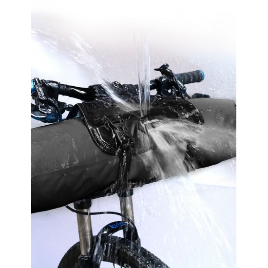 Bike Handlebar Bag Waterproof Adjustable Capacity Bicycle Front Tube Bag with Detachable Cycling Dry Pack (3-7L) Bike Handlebar Bag Waterproof Adjustable Capacity Bicycle Front Tube Bag with Detachable Cycling Dry Pack (3-7L)