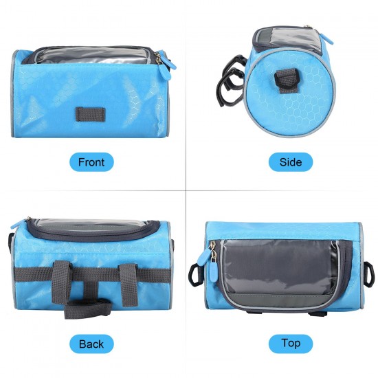 Waterproof Bike Handlebar Bag Bicycle Front Bag Touchscreen Phone Holder Bag Pack Shoulder Bag MTB Cycling Storage Bag Pannier Waterproof Bike Handlebar Bag Bicycle Front Bag Touchscreen Phone Holder Bag Pack Shoulder Bag MTB Cycling Storage Bag Pannier