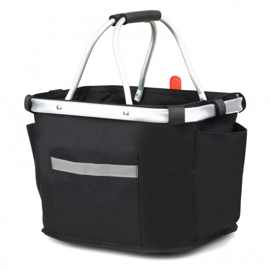 Collapsible Bike Basket Bicycle Handlebar Front Basket Pet Carrier Bag for Shopping Commuting Collapsible Bike Basket Bicycle Handlebar Front Basket Pet Carrier Bag for Shopping Commuting