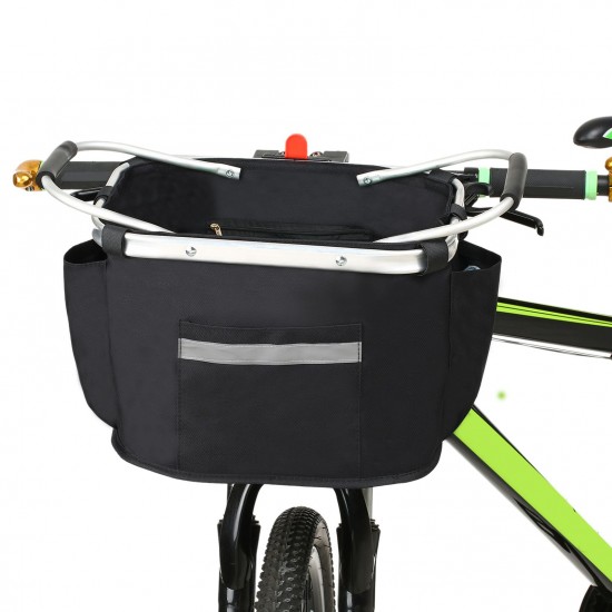 Collapsible Bike Basket Bicycle Handlebar Front Basket Pet Carrier Bag for Shopping Commuting Collapsible Bike Basket Bicycle Handlebar Front Basket Pet Carrier Bag for Shopping Commuting