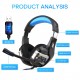 USB Wired Gaming Headset Stereo Surround Sound Headphone with Noise Cancelling Mic 50mm Drivers 3.5mm Volume Control for PC Laptop USB Wired Gaming Headset Stereo Surround Sound Headphone with Noise Cancelling Mic 50mm Drivers 3.5mm Volume Control for PC Laptop