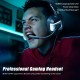 USB Wired Gaming Headset Stereo Surround Sound Headphone with Noise Cancelling Mic 50mm Drivers 3.5mm Volume Control for PC Laptop USB Wired Gaming Headset Stereo Surround Sound Headphone with Noise Cancelling Mic 50mm Drivers 3.5mm Volume Control for PC Laptop